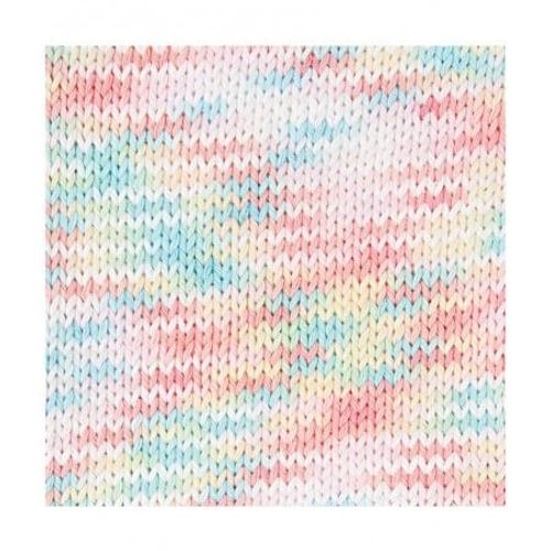Fil À Tricoter Creative Cotton Print Aran - Rico Design Rose (001 - Rose Mix)