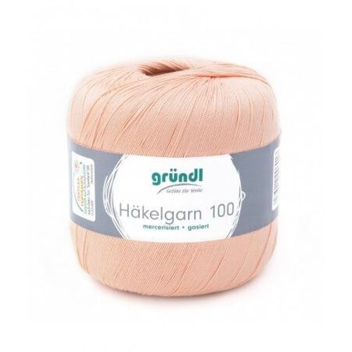 Hakelgarn 100 Fil Coton À Crocheter - Grundl - Certifié Oeko-Tex 112 Rose