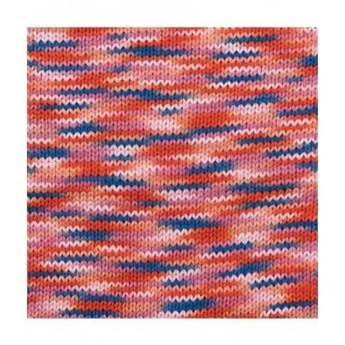 Fil À Tricoter Creative Cotton Print Aran - Rico Design Orange (021)