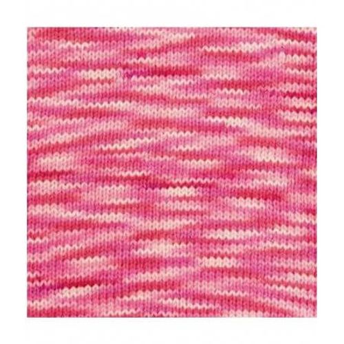Fil À Tricoter Creative Cotton Print Aran - Rico Design Rose (033 - Fuchsia/Rose Mix)