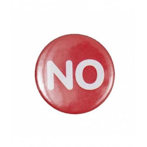 Badge Bouton Broche No - Rico Design Rouge