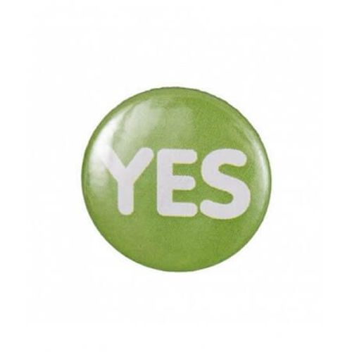 Badge Bouton Broche Yes - Rico Design Vert