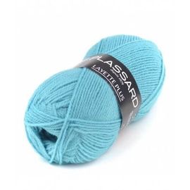 Fil À Tricoter Layette Plus - Plassard 480 Bleu