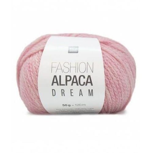 Pelote De Laine Et Alpaga À Tricoter Fashion Alpaca Dream 50gr - Rico Design 11 Rose