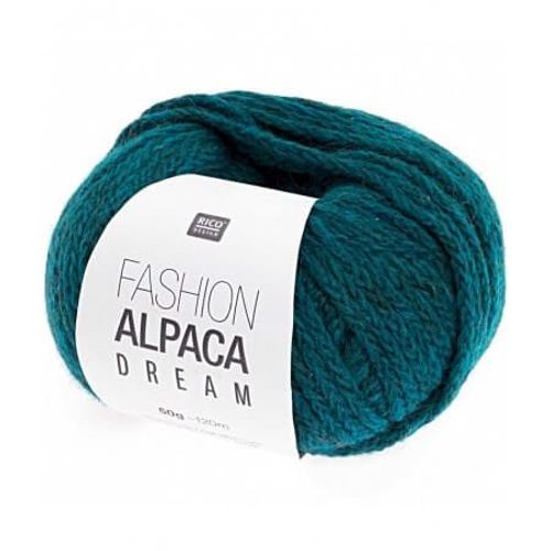 Pelote De Laine Et Alpaga À Tricoter Fashion Alpaca Dream 50gr - Rico Design 06 Bleu