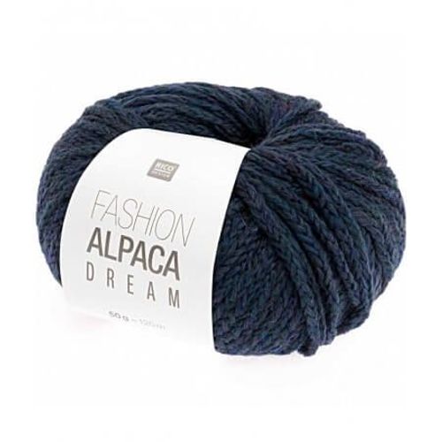 Pelote De Laine Et Alpaga À Tricoter Fashion Alpaca Dream 50gr - Rico Design 07 Bleu