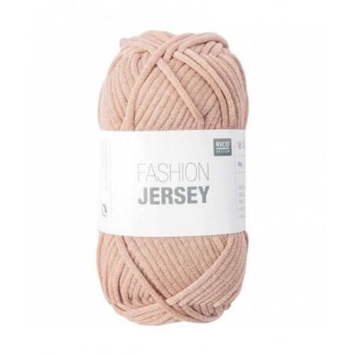 Pelote De Coton À Tricoter Fashion Jersey - Rico Design 04 Rose