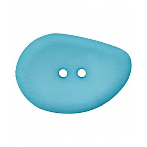 Bouton Navette Bleu Ciel 2 Trous 54mm X 1 - Union Knopf Bleu