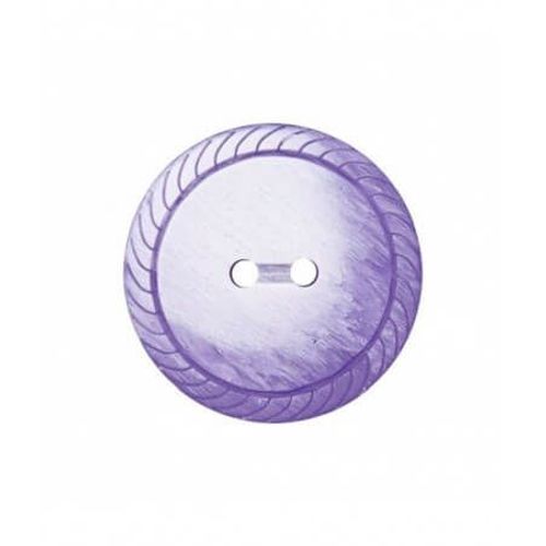 Boutons Fantaisies Rond 2 Trous Lilas 23mm X 3 - Union Knopf Violet