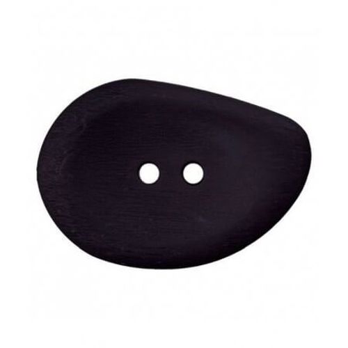 Bouton Navette Noir 2 Trous 54mm X 1 - Union Knopf Noir