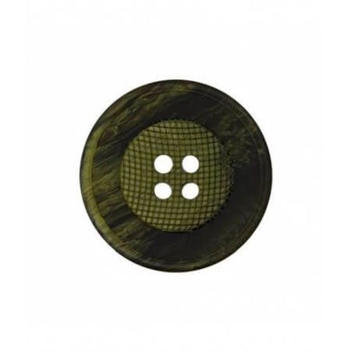 Boutons Panier Rond Olive 23mmx3 - Union Knopf Vert