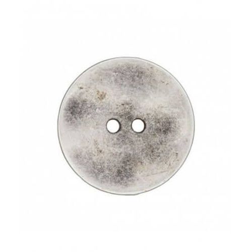 Boutons Métal Fer Vieilli 12mm X 4 - Union Knopf Gris
