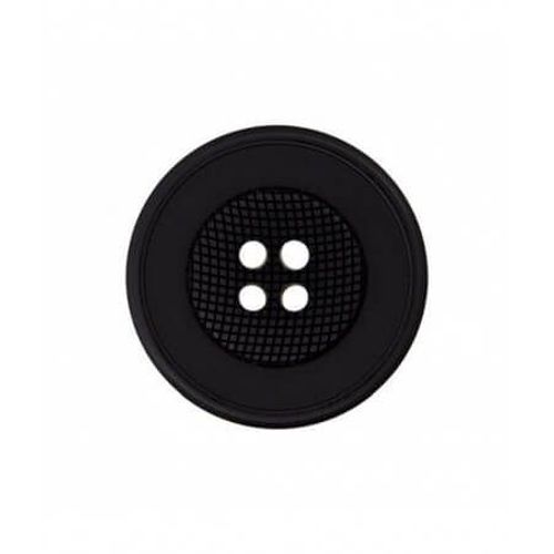 Boutons Panier Noir Rond 28mmx2 - Union Knopf Noir
