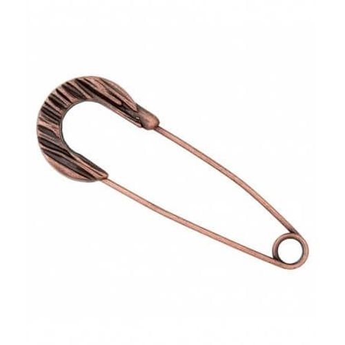 Epingle À Kilt Bout Rond Cuivré 75 Mm X 1 - Union Knopf Marron
