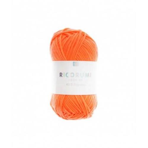 Pelote Coton Ricorumi - Neon - Dk 25 Gr Pour Amigurumi - Rico Design 01 Orange