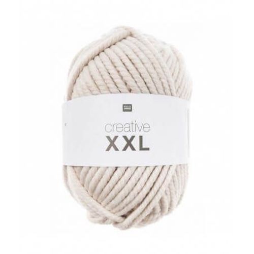 Pelote De Laine À Tricoter Creative Xxl 1000 Gr ! - Rico Design 01 Ecru