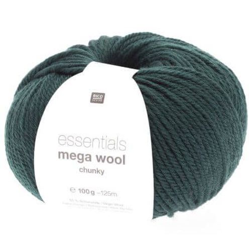 Laine À Tricoter Essentials Mega Wool Chunky - 100gr - Rico Design 27 Vert