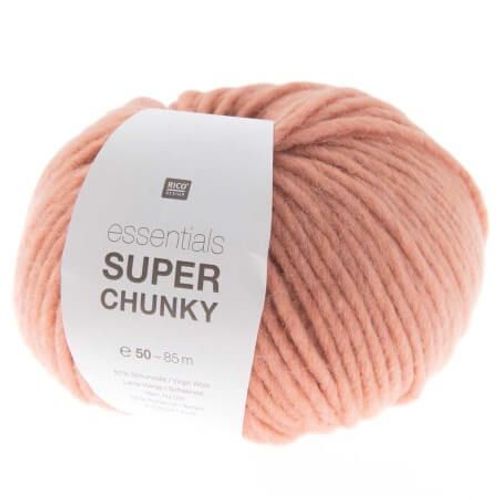 Laine À Tricoter Essentials Super Chunky 50 Gr - Rico Design 06 Rose
