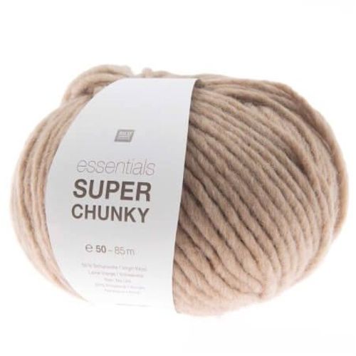 Laine À Tricoter Essentials Super Chunky 50 Gr - Rico Design 02 Marron