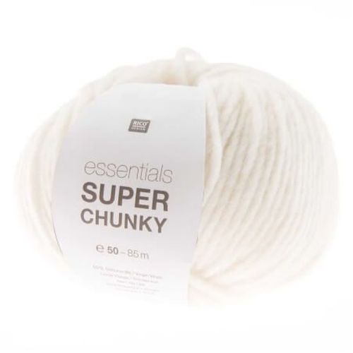 Laine À Tricoter Essentials Super Chunky 50 Gr - Rico Design 17 Rouge