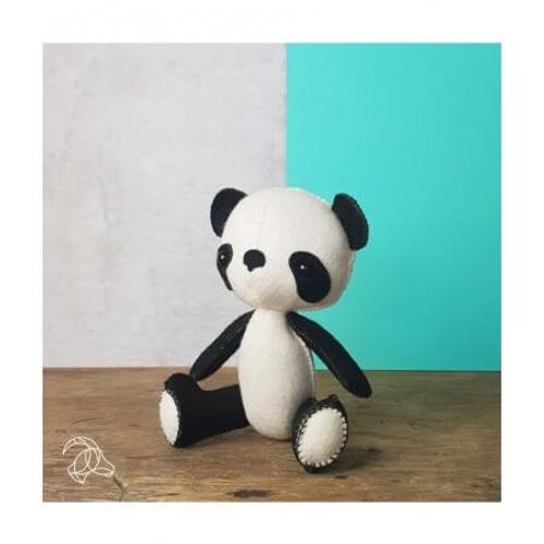 Kit De Feutre Mees Le Panda - Hardicraft Blanc