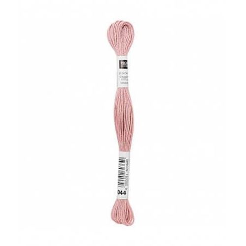 Fil À Broder Mouliné Uni - Rico Design 044 Rose
