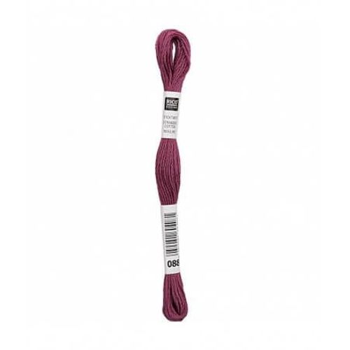 Fil À Broder Mouliné Uni - Rico Design 088 Violet
