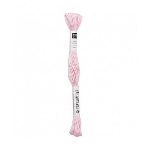 Fil À Broder Mouliné Uni - Rico Design 064 Rose