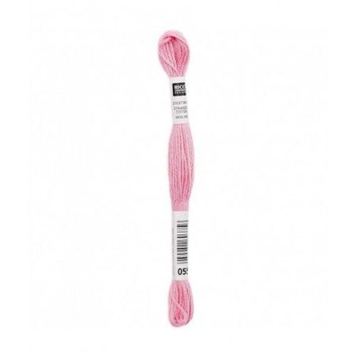 Fil À Broder Mouliné Uni - Rico Design 055 Rose