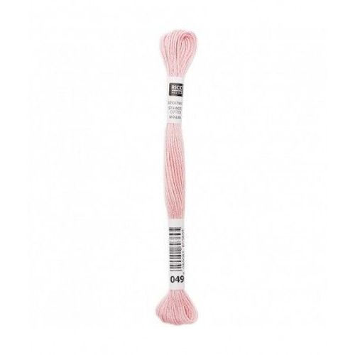 Fil À Broder Mouliné Uni - Rico Design 049 Rose