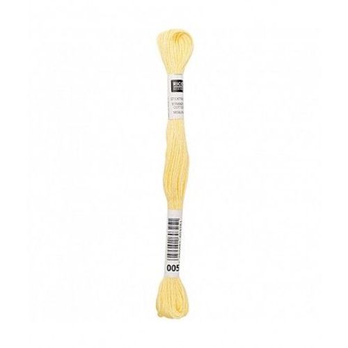 Fil À Broder Mouliné Uni - Rico Design 005 Jaune