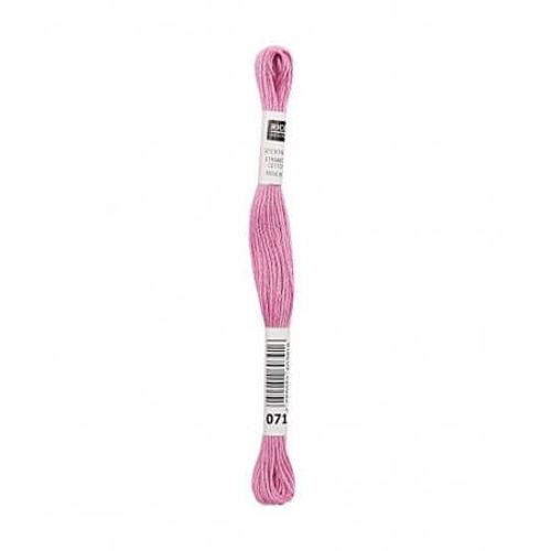 Fil À Broder Mouliné Uni - Rico Design 071 Rose