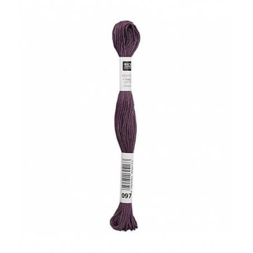Fil À Broder Mouliné Uni - Rico Design 097 Violet