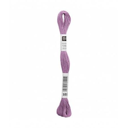 Fil À Broder Mouliné Uni - Rico Design 101 Violet
