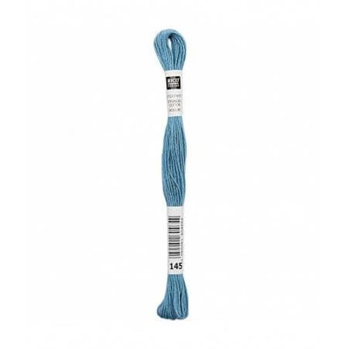 Fil À Broder Mouliné Uni - Rico Design 145 Bleu