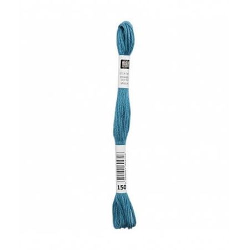 Fil À Broder Mouliné Uni - Rico Design 150 Bleu