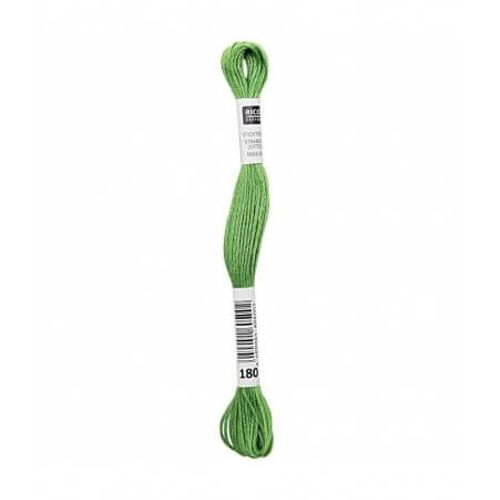 Fil À Broder Mouliné Uni - Rico Design 180 Vert
