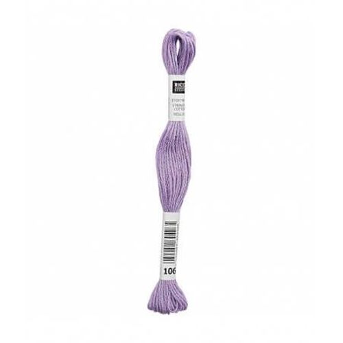 Fil À Broder Mouliné Uni - Rico Design 106 Violet