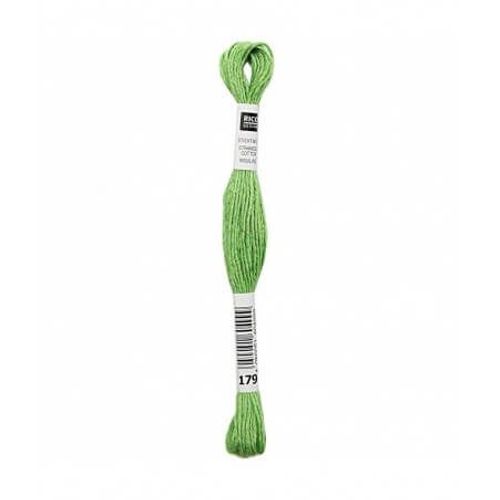 Fil À Broder Mouliné Uni - Rico Design 179 Vert