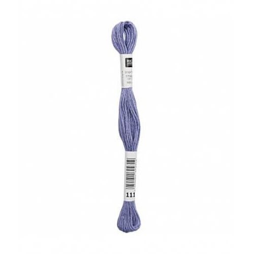 Fil À Broder Mouliné Uni - Rico Design 111 Violet