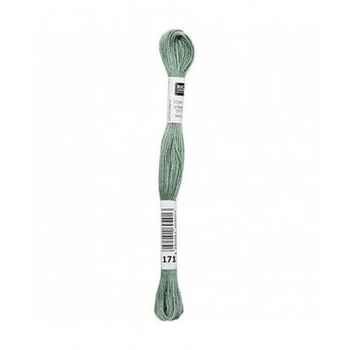Fil À Broder Mouliné Uni - Rico Design 171 Vert
