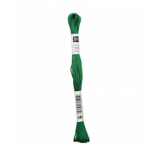 Fil À Broder Mouliné Uni - Rico Design 181 Vert