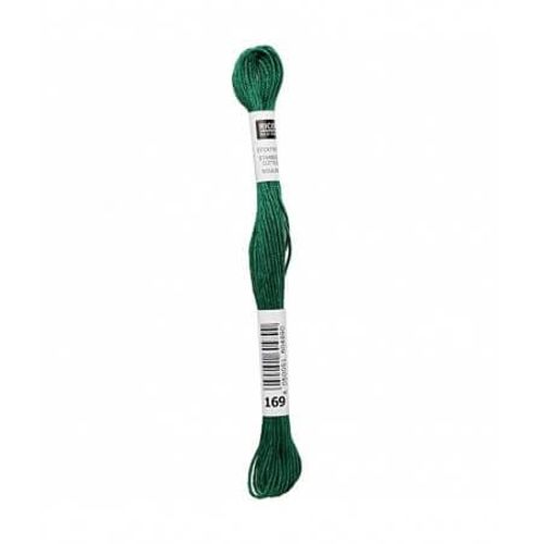 Fil À Broder Mouliné Uni - Rico Design 169 Vert
