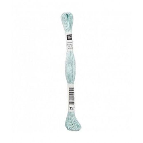 Fil À Broder Mouliné Uni - Rico Design 152 Bleu