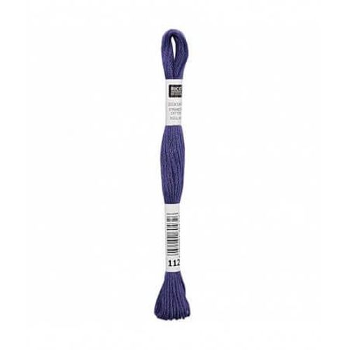 Fil À Broder Mouliné Uni - Rico Design 112 Violet