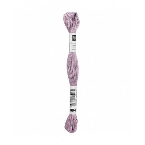 Fil À Broder Mouliné Uni - Rico Design 094 Violet