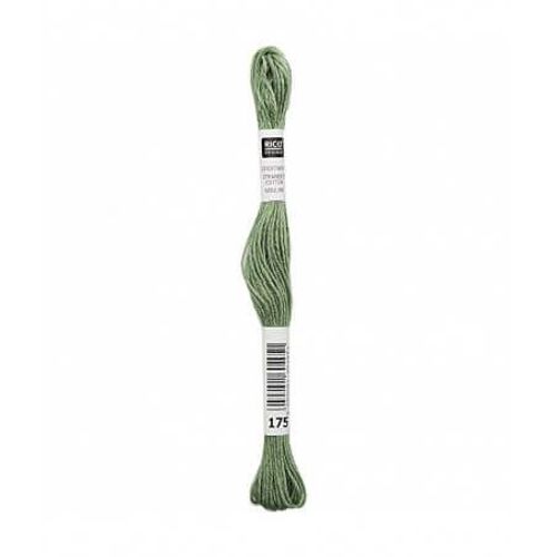 Fil À Broder Mouliné Uni - Rico Design 175 Vert