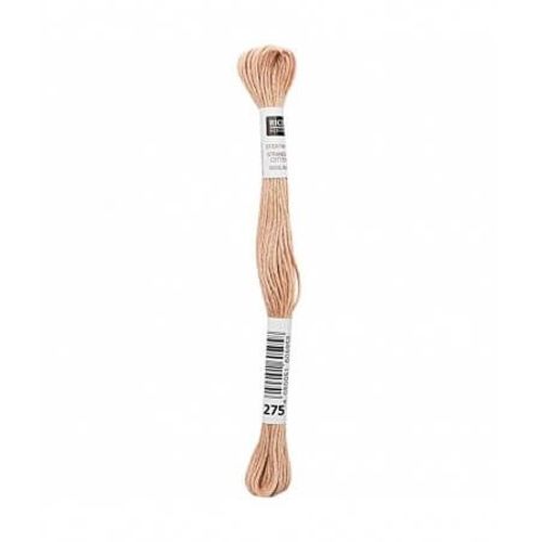 Fil À Broder Mouliné Uni - Rico Design 275 Marron