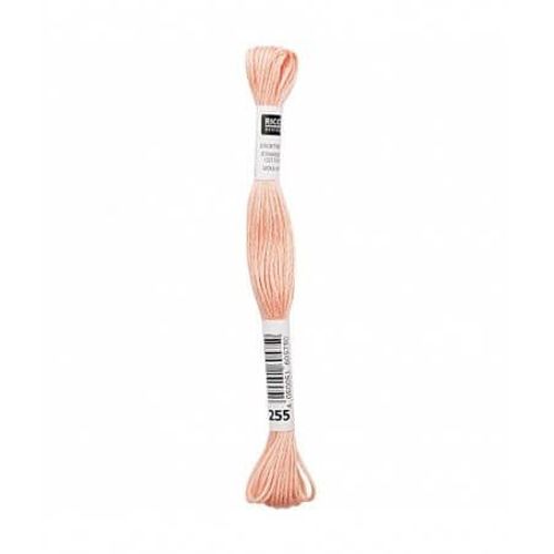 Fil À Broder Mouliné Uni - Rico Design 255 Rose