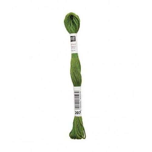 Fil À Broder Mouliné Uni - Rico Design 207 Vert